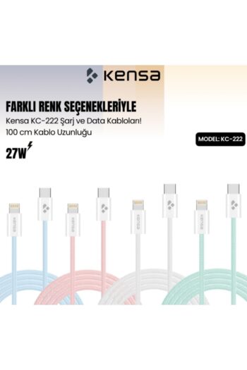 Kensa ŞARJ KABLOSU HASIR 27 W ÇIKIŞ: TYPC-E GİRİŞ: LIGHTNING (İPHONE) ULTRA GÜÇLÜ VE DAYANIKLI