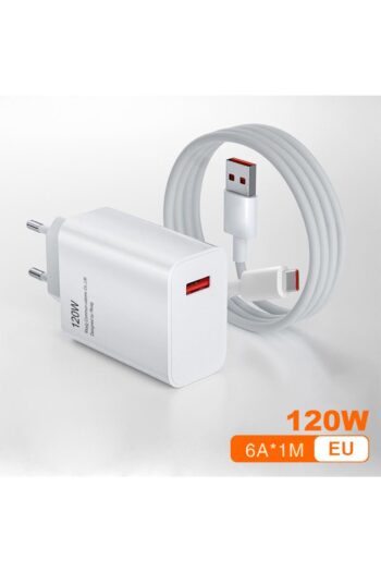QÜMÜŞ 120 Watt Turbo Hızlı Şarz Aleti Adaptör ve Kablo Seti Type-c Infinix Hot 12 Uyumlu