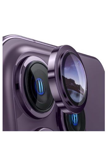 PiyasaSepeti Apple Iphone 14 Pro Gerçek Cam Safir Lens Koruma Mor