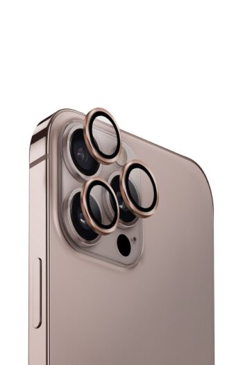 UNIQ Better By Design İphone 16 Pro / İphone 16 Pro Max Lens Koruyucu AluGuard Serisi Alüminyum Çerçeve