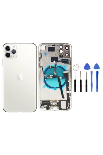 instatech Iphone 11 Pro Max Dolu Kasa + Montaj Seti Hediye - Silver