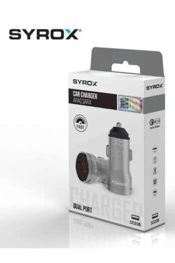 Syrox SC20B Araç Çakmaklık Şarj Aleti 3.1Amper Çift USB Giriş