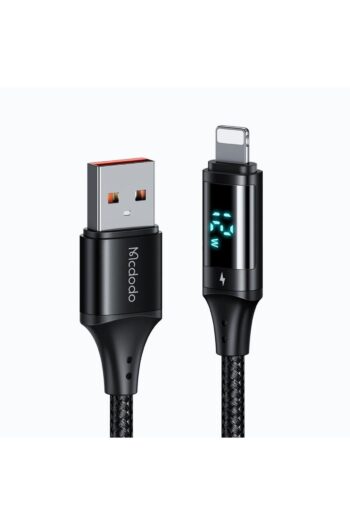 Mcdodo Ca-1060 Dijital Ekranlı Iphone Hızlı Data Ve Şarj Kablosu 3a 1.2m - Siyah