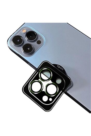 Genel Markalar Apple iPhone 12 Pro Uyumlu Zore CL-09 Kamera Lens Koruyucu, Koyu Yeşil