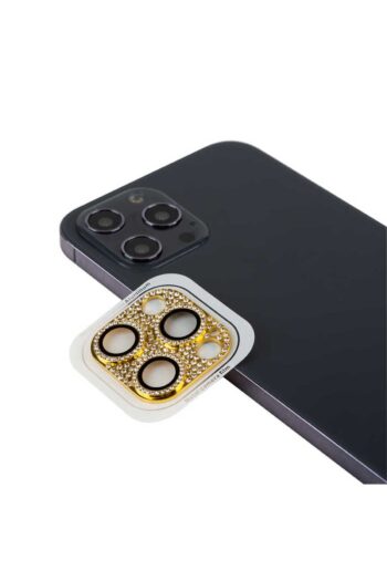 Genel Markalar iPhone 13 Pro Max Uyumlu Baltazar CL-08 Kamera Lens Koruyucu-Gold