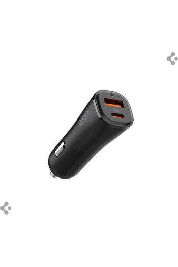 Spigen 48W USB-C 2 Port Araç içi Adaptör - Samsung PPS Destekli Hızlı Şarj Aleti iPhone  Android Uyumlu