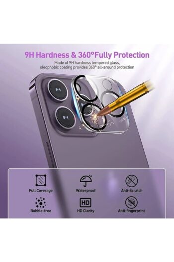 Noppax İphone 14 Pro Max & Iphone 14 ProUyumlu  Kamera Koruyucu 9 Kat Kamera Lens Ve Yüzey Koruma