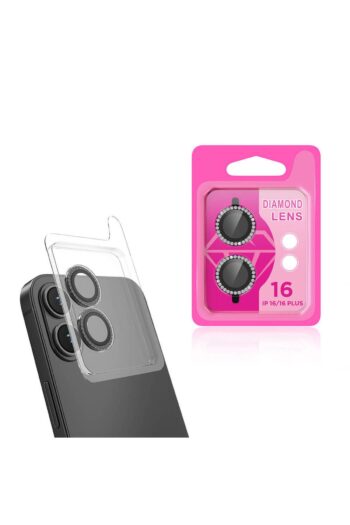 Genel Markalar Apple iPhone 16 Plus Zore CL-06 Kamera Lens Koruyucu-Siyah