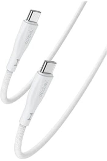 Genel Markalar Yesido 1.2m 60w Type-c To Type-c Pd Hızlı Şarj Kablosu - Beyaz