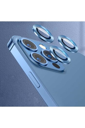 Genel Markalar Apple iPhone 13 Pro Uyumlu CL-07 Kamera Lens Koruyucu, Mavi