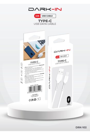 DARK IN USB TO TYPE C ŞARJ KABLOSU