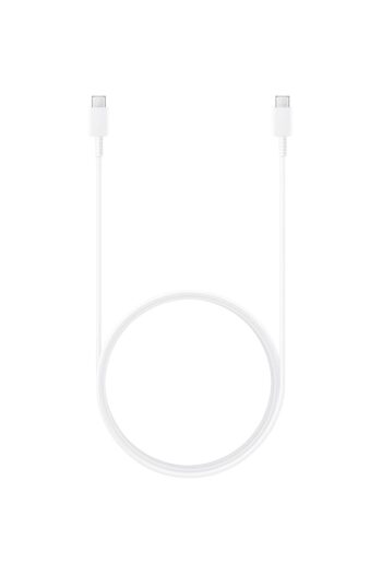 Samsung İphone 15 Pro Max İle Uyumlu 60W Type-C To Type-C Data ve Şarj Kablo 1.8Metre Beyaz