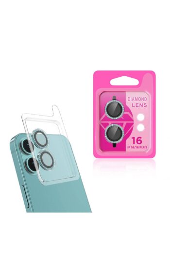 Rivor Apple iPhone 16 Uyumlu Lens Koruyucu Simli Temperli Cam Kamera Koruyucu Metal 2 li Set