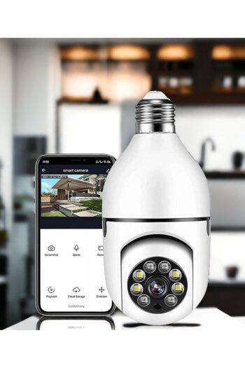 resolut Ampul Kamera Harekete Duyarlı Gece Görüşlü Kablosuz Bebek Izleme Kamerası Güvenlik Akıllı Wifi 360hd
