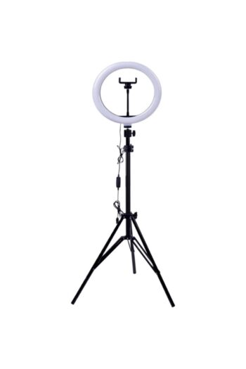 AydemirTech Ring Light 10 Inc 210 Cm Youtuber Işıklı Telefon Tutucu Makyaj Işığı Makyaj Led Halka Işık Kuaför