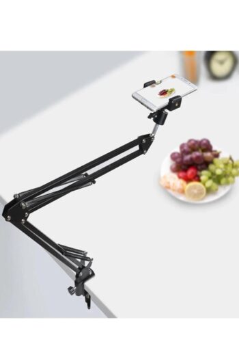 SMAYLİNG Telefon Tripodu 360 Derece Ayarlanabilir Masaüstü Süspansiyonlu Üst Çekim Youtuber Yayıncı StandI