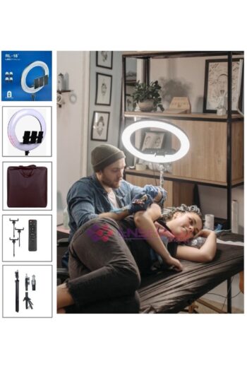Enshall 18 Inç Ring Light 45 Cm 55w 480 Ledli Çantalı Ve Kumandalı Profesyonel Çekim Işığı