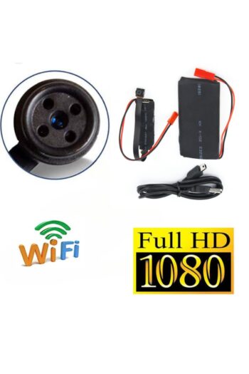 WIFICAM PLUS Düğme Kamera Mikro Uzaktan İzlenebilir 1080P Video Kamera