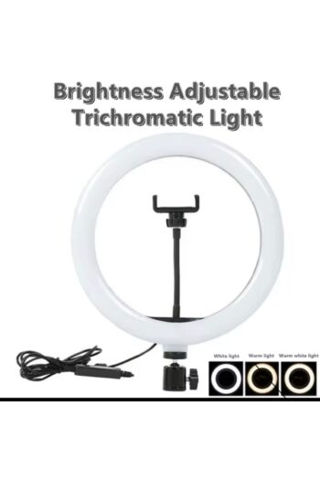Voground Tripodlu Selfie Işığı Ring Light 10 Inç Led Işıklı Halka Bluetooth Kumandalı Youtuber Tiktok3388