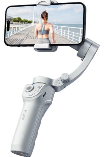 Yesido Stabilize Akıllı Telefon Görüntü Sabitleyici Profesyonel Gimbal iSteady Yapay Zeka Görüş Sensörlü