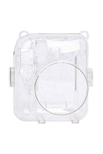 Fujifilm Instax Mini 12 Makine Uyumlu Beyaz Simli Pleksi Kılıf