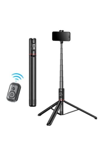 Asfal 183 cm Bluetooth Kumandalı Katlanabilir Selfie Çubuğu Alüminyum Taşınabilir  Sağlam Tripod