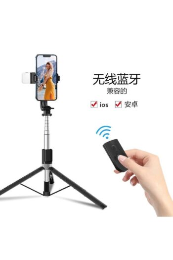 Asfal Led Işıklı Gopro Uyumlu Bluetooth Kumandalı 170 Cm Selfie Çubuğu Ve Tripod Telefon Tutacağı
