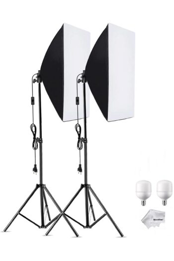 Tianya Ürün , Reklam , Moda , Makyaj , Stüdyo 2 Li 50x70cm Softbox 2x45w Ampüllü Led Sürekli Işık Seti