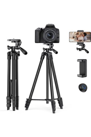 Dymax 135CM Tripod Cep Telefonu Video Kamera Projeksiyon Cihazı Uyumlu Telefon Tutuculu Üç Ayak Tripot