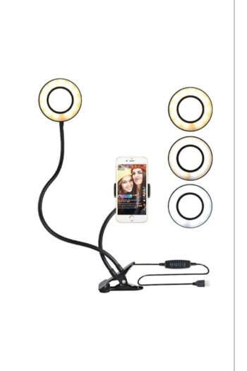 gaman Teleofon Tutucu Ring Light Youtuber Tiktok Influencer Canlı Yayın Stüdyo Işığı Led Halka