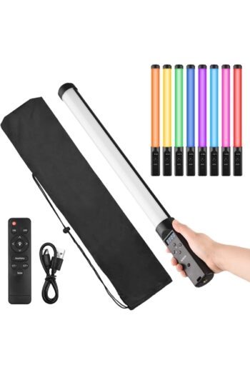 DP Elde Taşınabilir Rgb Tüp Işık Led Video Işık Değnek 3200k-5500k Vlog Canlı Akışı Için