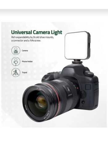 Asfal 49 Ledli Selfie Işığı Tripod ve Kamera Uyumlu Taşınabilir Mini Led Işık Selfie ve Video Işığı