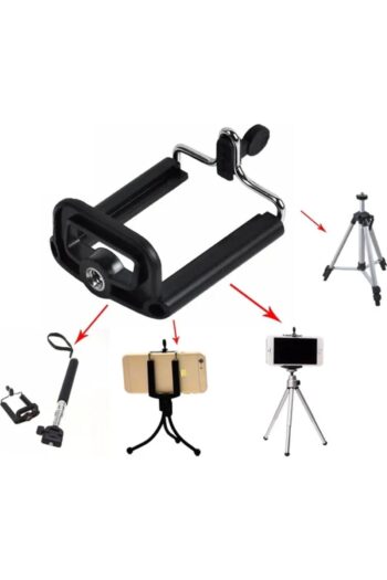 zeixpow Tripod Bağlantılı Telefon Tutucu Aparat Tripod Ve Selfie Çubuğu Bağlantısı