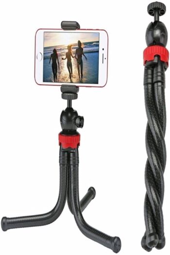 Branzino Esnek Flexible Tripod Kamera Profesyonel Telefon Tutucu 360 Derece Dönebilen Profesyonel Tripot