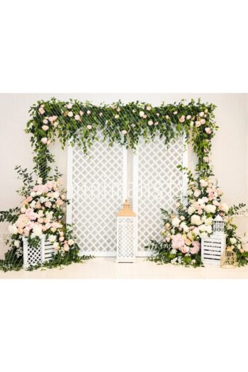 Minimalisfy Büyüleyici Çiçekli Arka Plan 200x150cm, Eşsiz Stüdyo Fonu