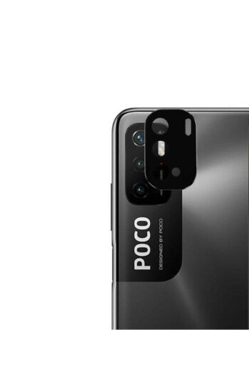 Microcase Xiaomi Poco M3 Pro Uyumlu Kamera Lens Koruma Halkası - Kapalı Tasarım Siyah