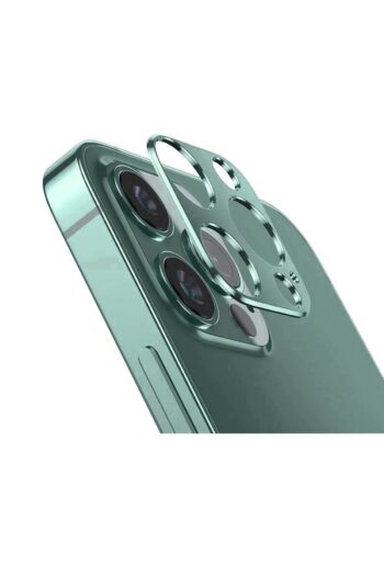Microcase 13 Pro Max Kamera Lens Koruma Halkası - Kapalı Tasarım Açık Mavi