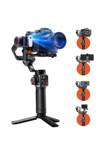Hohem İsteady Mt2 Kit Yapay Zeka Takip Sensörlü Aynasız Kameralar Için 4in1 Sabitleyici Gimbal