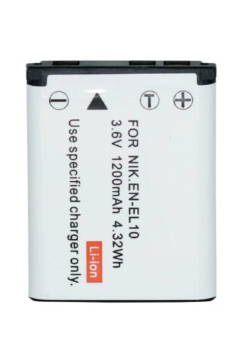cazipshop Nikon Coolpix 5700, S500, S600, S230, S570 Için En El10 Batarya 3,6v 1200mah