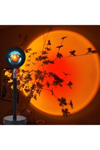 Genel Markalar Emsa Günbatımı Projektör 180 Derece Dönen Gece Lambası Influencer Işığı Sunset Red