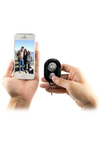 Protonust Bluetooth Kumanda Shutter Tüm Telefonlara Uyumlu Video Selfie Ve Fotoğraf Çekme Kolaylığı Siyah Renk