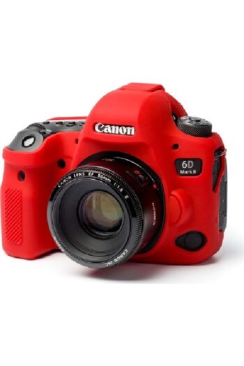 DP Canon Eos 6d Mark Iı 2 Için Silikon Koruyucu Kılıf (KIRMIZI)