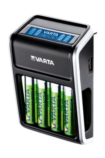 Varta Lcd Plug Şarj + 4 Adet 2100 Mah Şarjlı Pil