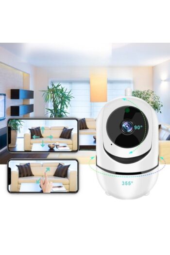 nextbuy Mini Akıllı Kamera 360° Wifi Bebek Video Gözetim 2 Yönlü Ses Aktarım Gece Görüşlü Güvenlik Sistemi