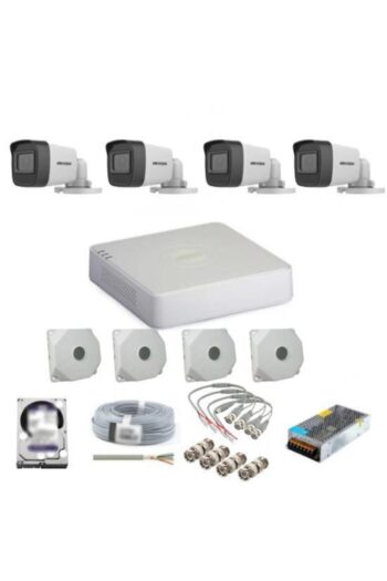 Hikvision 4 Kameralı Dış Ortam Güvenlik Kamera Seti 1 Tb Hdd
