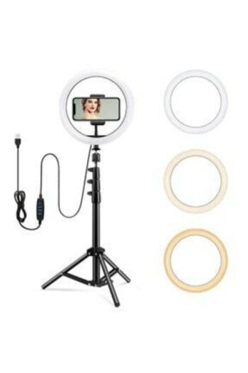 POPÜLER CEP Ring Light Led Işık 10 Inch 26 Cm Youtube, Tiktok, Kuaför Işığı Parlaklık Ayarlı + 160 Cm Tripot