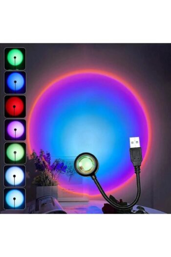ALKESE USB LED 7 RENK 14 MOD PROJEKTÖR LAMBASI FOTOĞRAF VE VİDEO ÇEKİM IŞIĞI DEKORATİF IŞIK