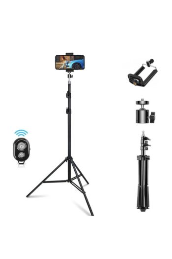 Forzacase Bluetooth Kumandalı 3 Ayak Sabitleyici Alüminyum Telefon Kamera DSLR Tripodu 200 cm FC576
