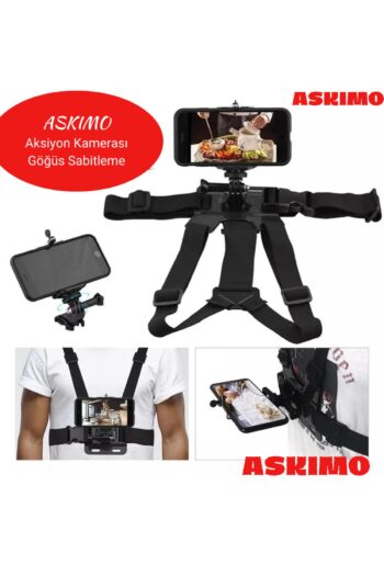 Askımo Cep Telefonu Tutuculu Vlog Video Göğüs Kemeri