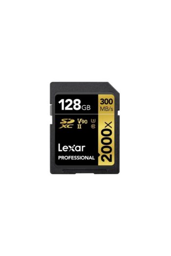 Lexar 128GB SDXC UHS-II 2000X 300MB/s V90 U3 C10 4K Hafıza Kartı LSD2000128G-BNNNG